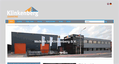 Desktop Screenshot of klinkenbergbv.nl