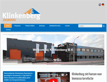 Tablet Screenshot of klinkenbergbv.nl